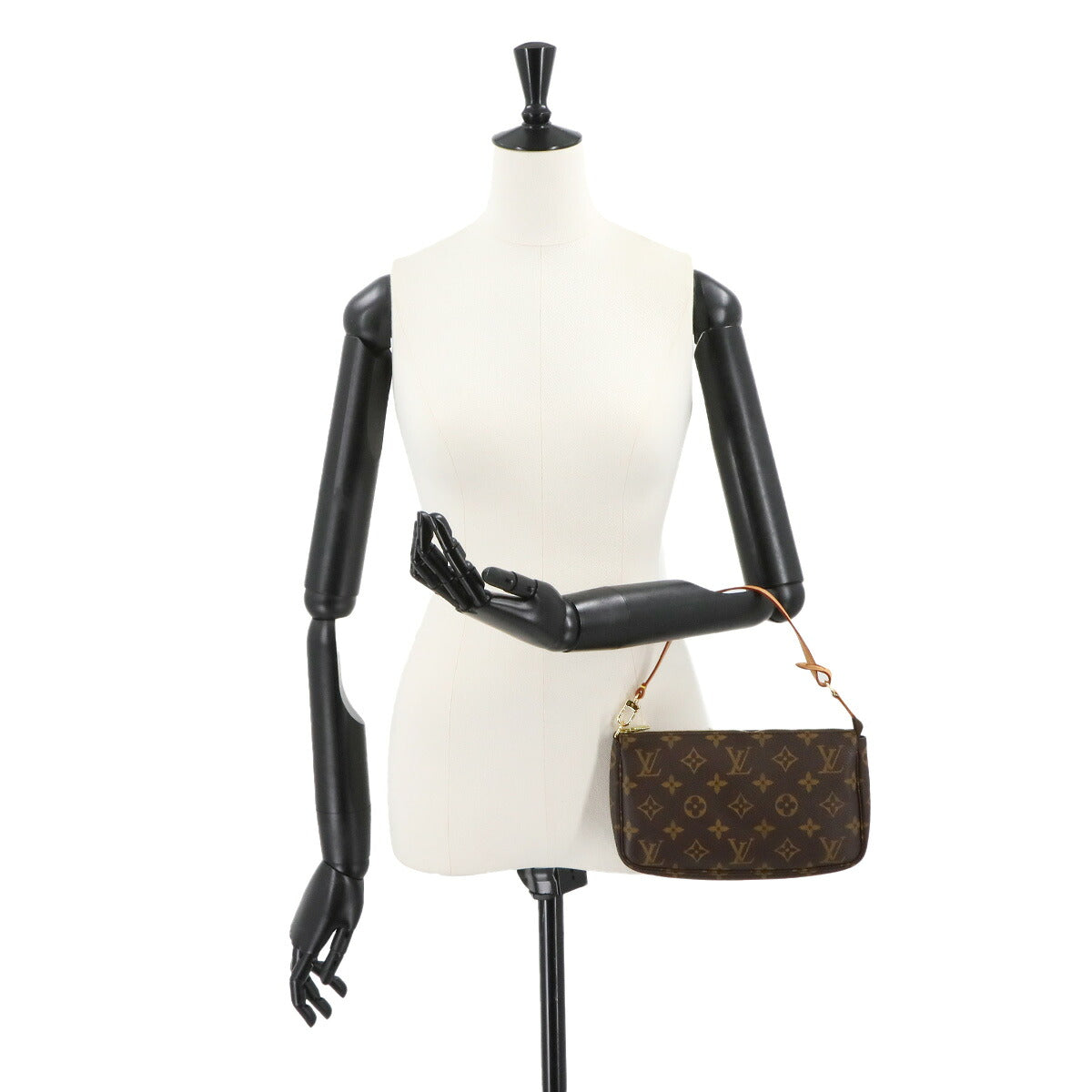 Monogram Pochette Accessoires Hand Bag Pouch Brown M51980