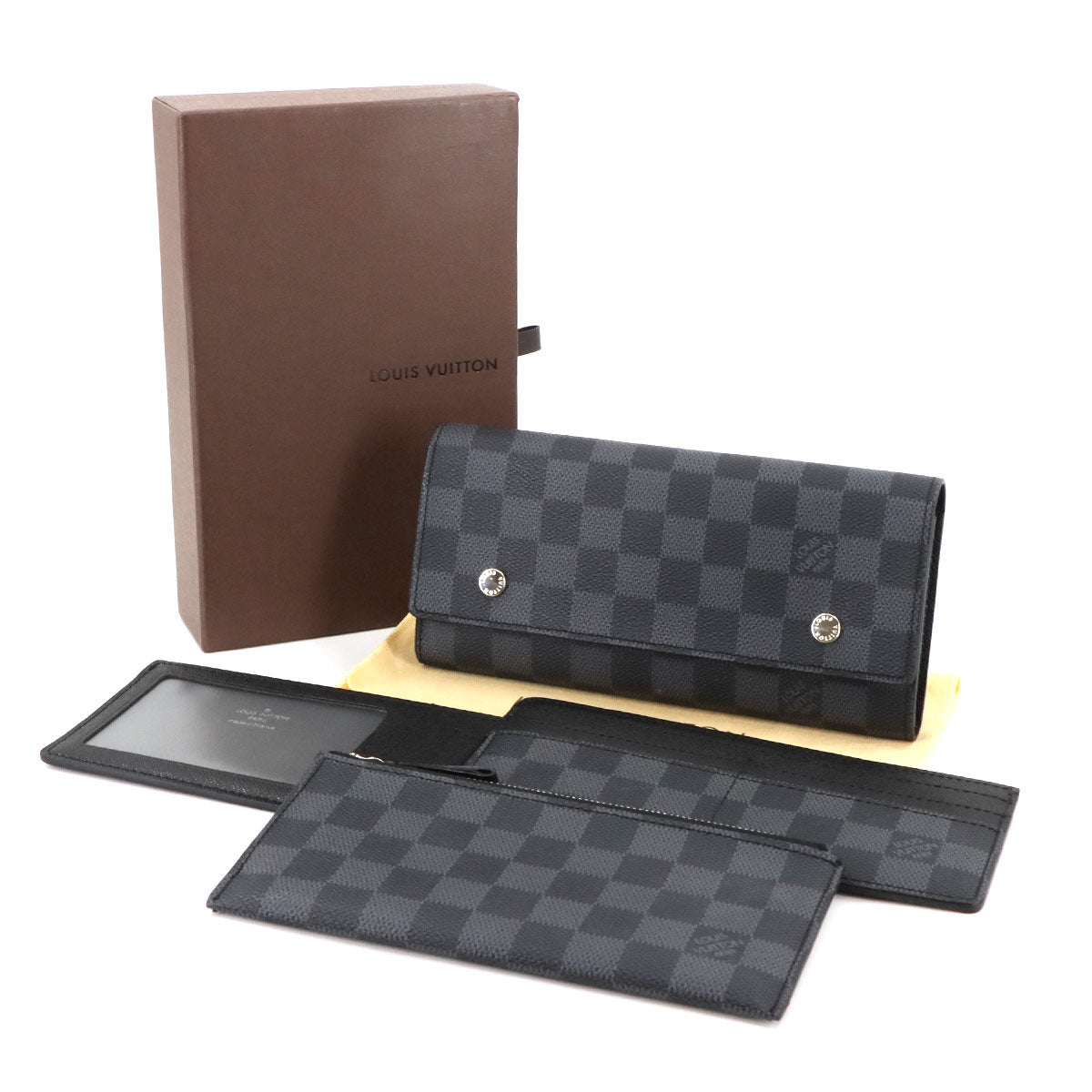 Damier Graphite Ron Modular Wallet Black N63084