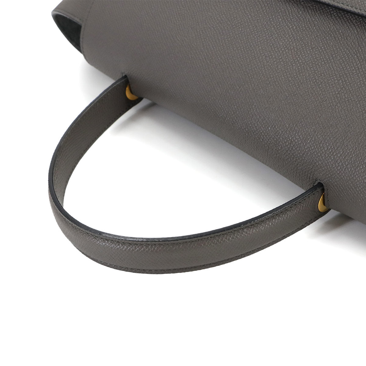Belt Bag Mini 2way Hand Shoulder Bag Leather Gray 176103 Purse
