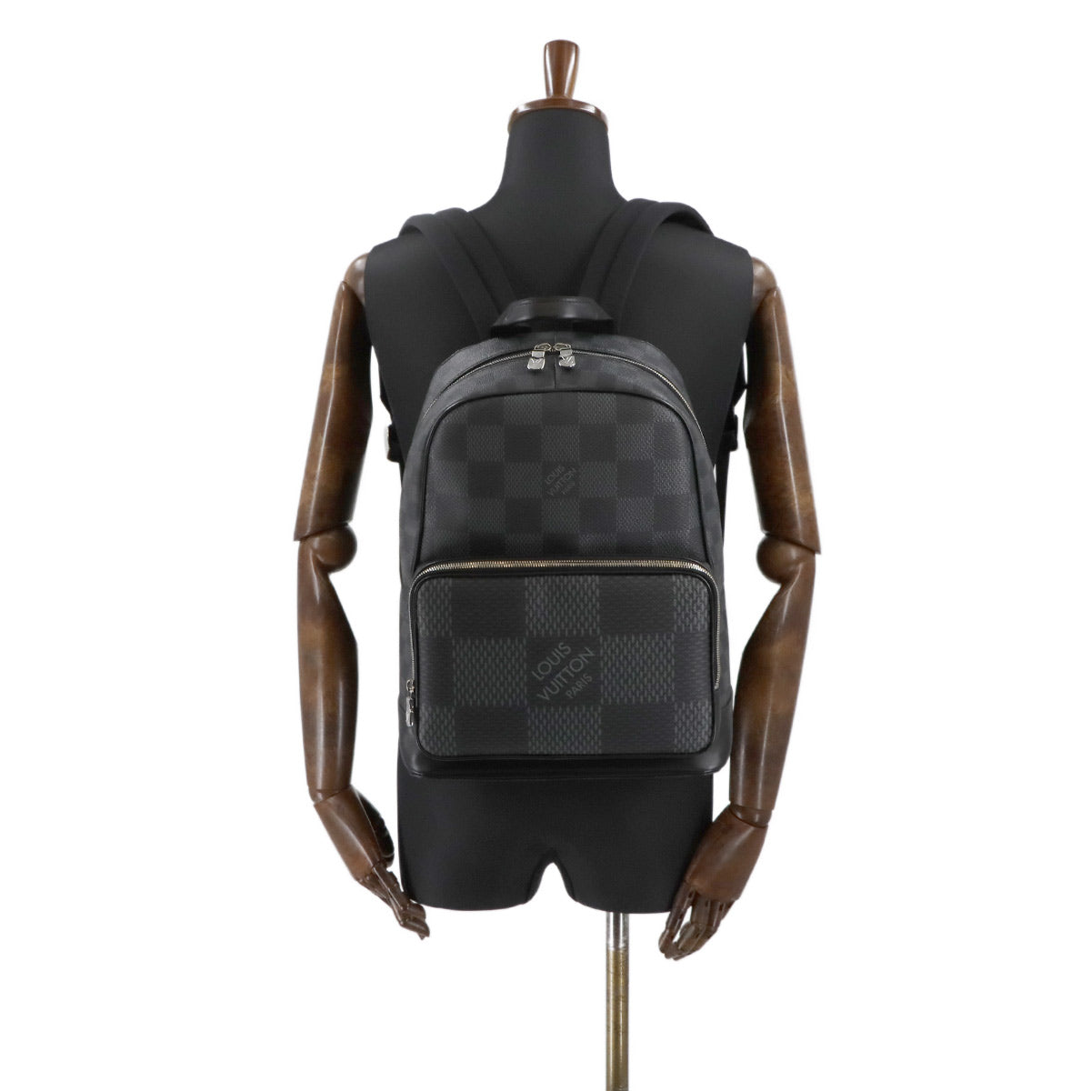 Damier Graphite 3D Campus Backpack Black Gray N50009