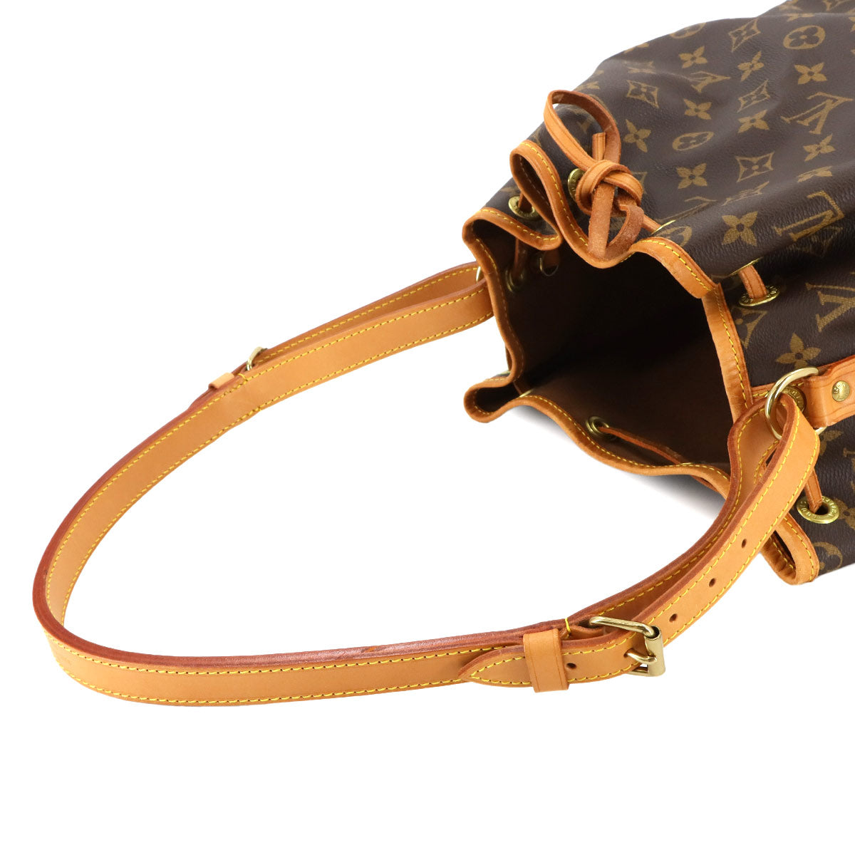 Monogram Noe Drawstring Shoulder Bag Brown M42224 Purse