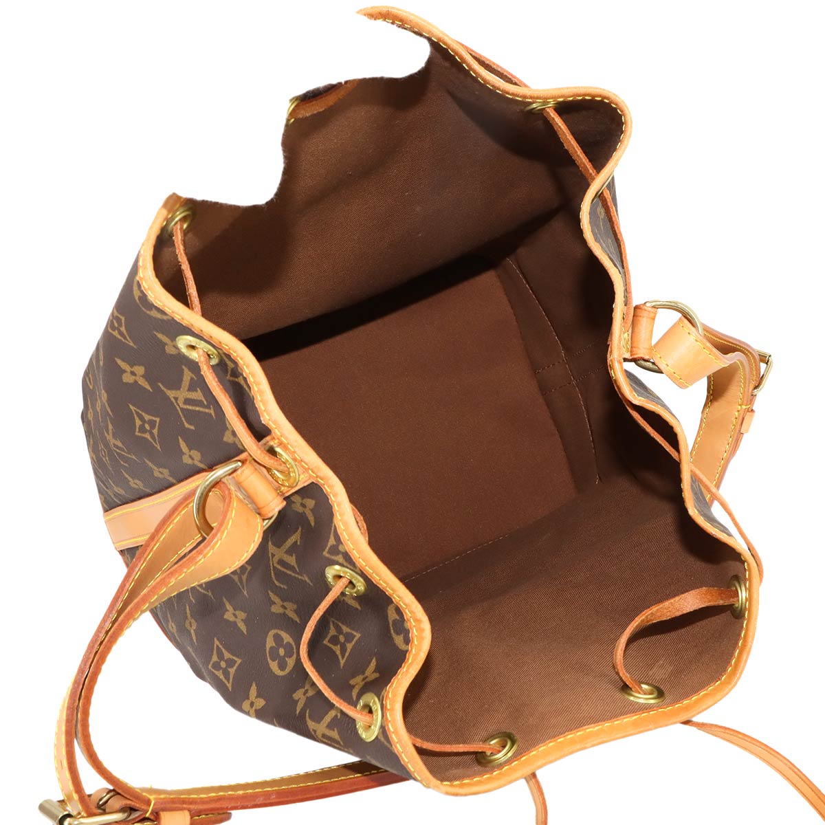 Monogram Noe Drawstring Shoulder Bag Brown M42224 Purse