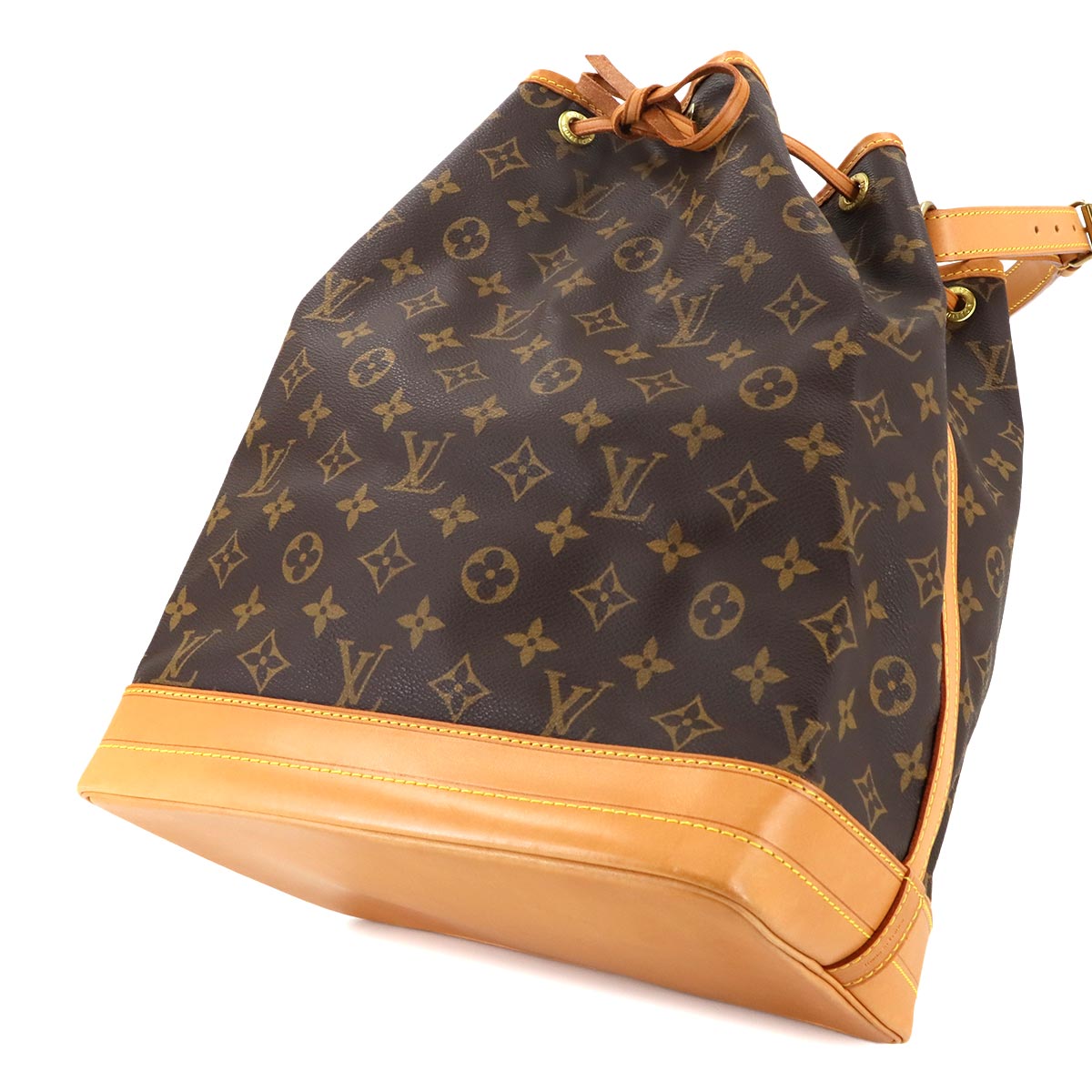 Monogram Noe Drawstring Shoulder Bag Brown M42224 Purse