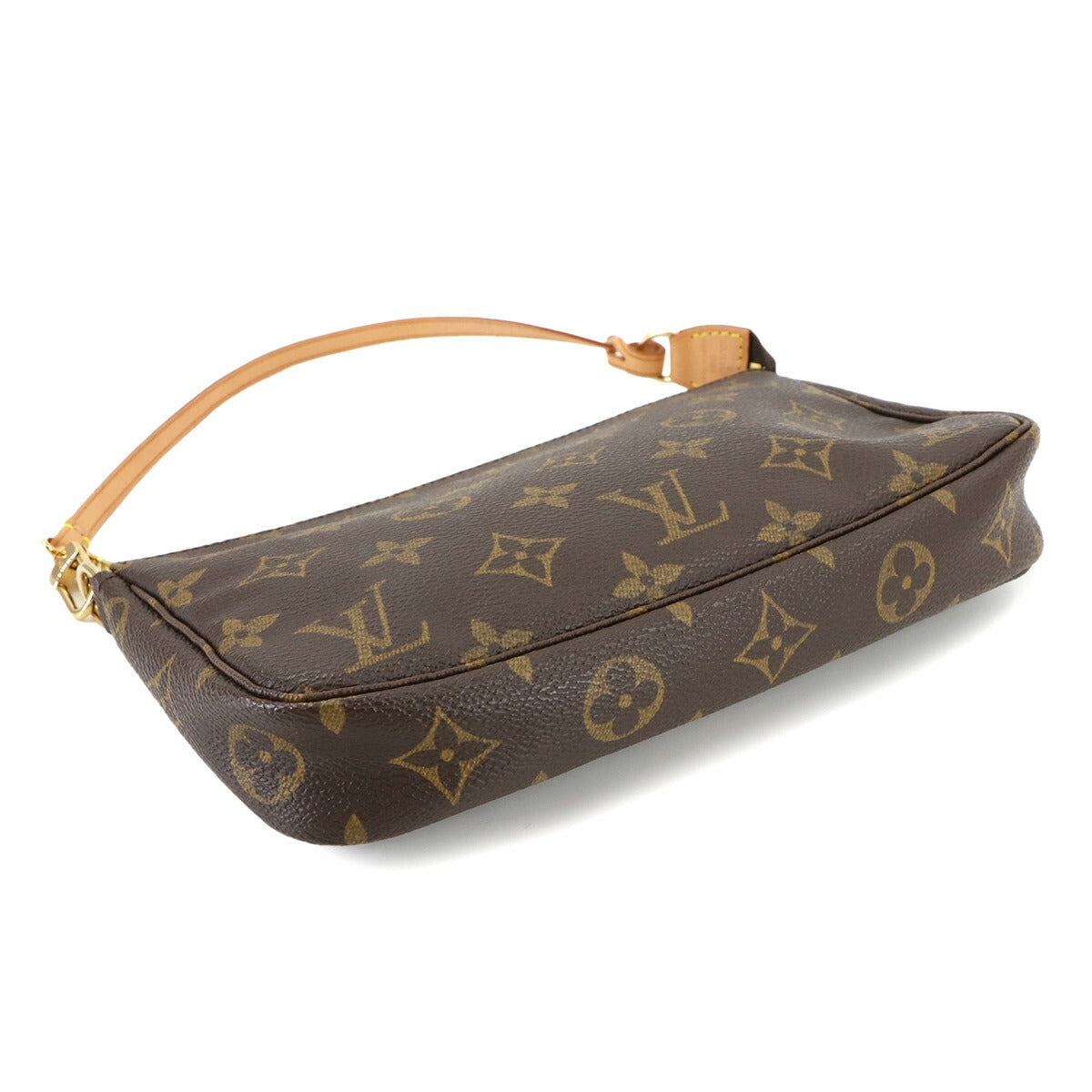 Monogram Pochette Accessoires Hand Bag Pouch Brown M51980