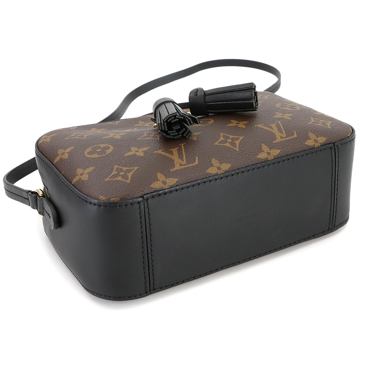 Monogram Saintonge Shoulder Bag Brown Noir M43555 Purse