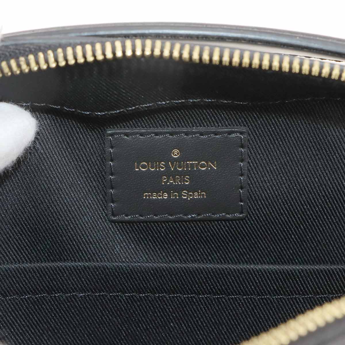 Monogram Saintonge Shoulder Bag Brown Noir M43555 Purse