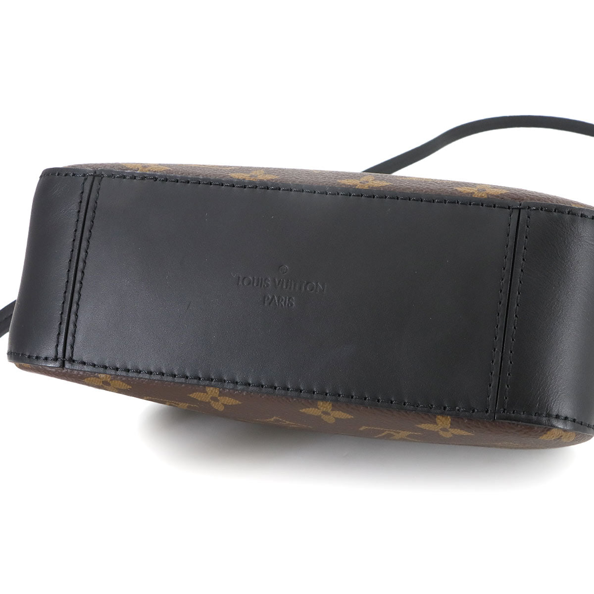 Monogram Saintonge Shoulder Bag Brown Noir M43555 Purse