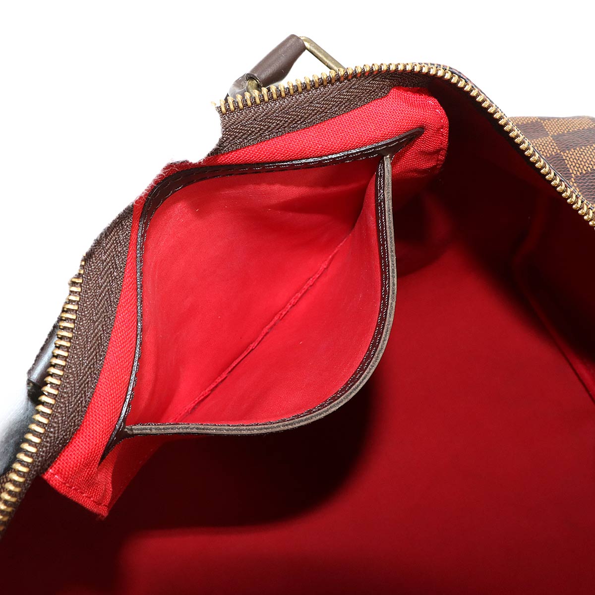 Damier Speedy 35 Hand Bag Ebene N41523 Brown Purse