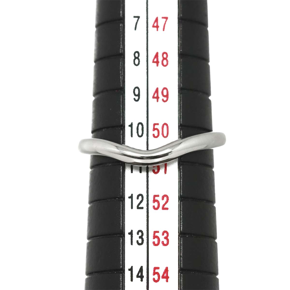 Curved Band Ring Pt Platinum size5.25-5.5(US)