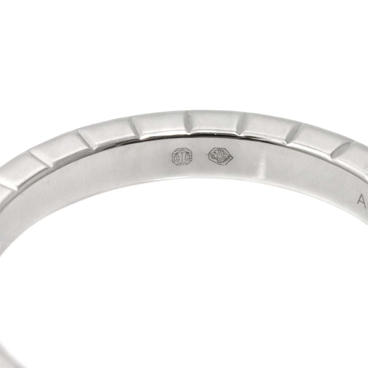 Ice Cube Ring 18K WG 750 Size6.75(US)