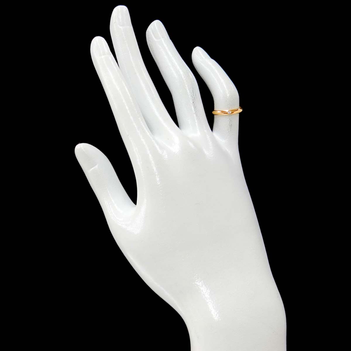 1895 Classic Diamond 1P Ring 18K YG 750 Size45 3.25(US)