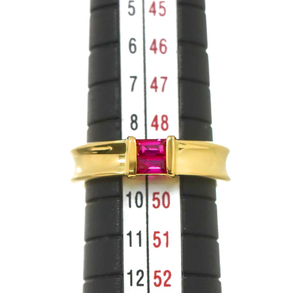 Ruby Ring 18K YG 750 size4.75-5(US)