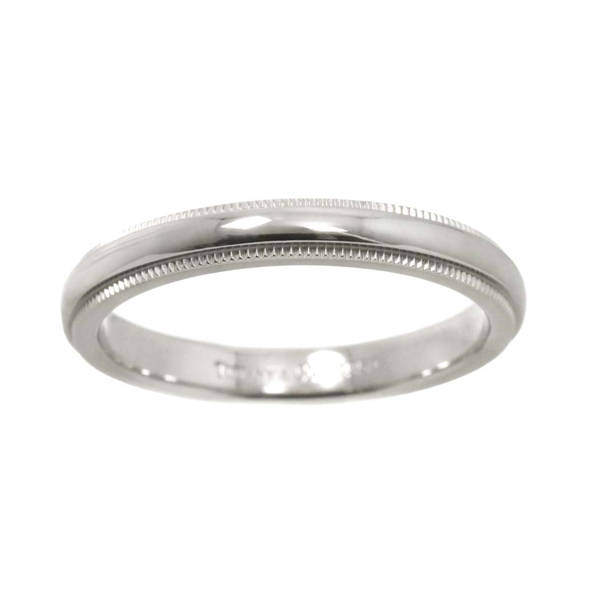 Milgrain Band Ring Platinum size7.5-7.75(US)
