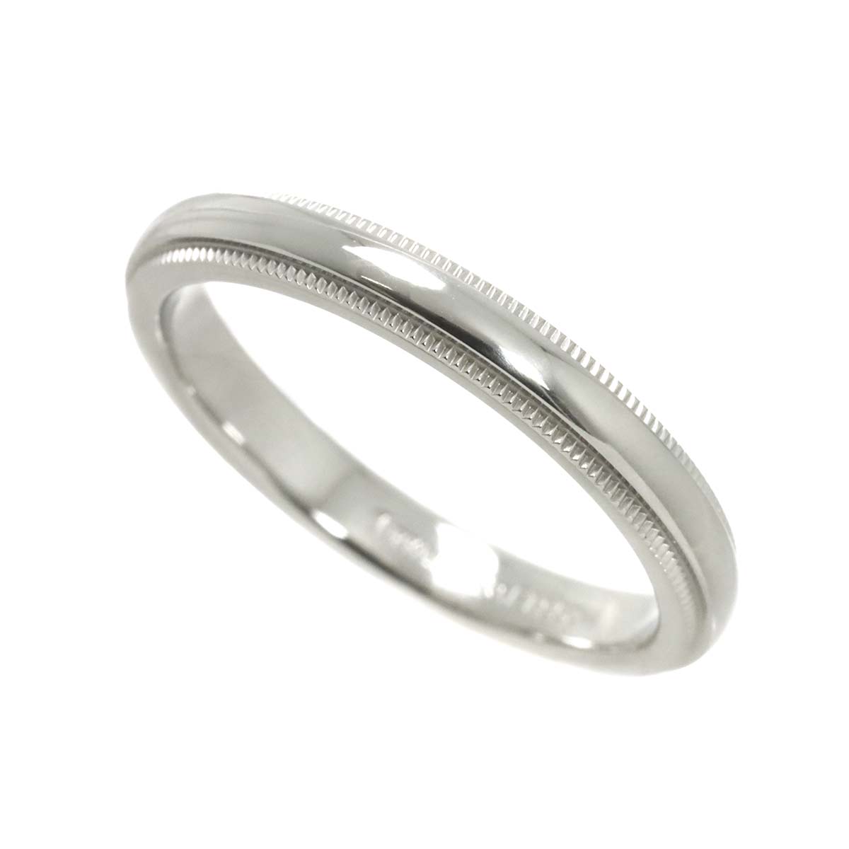 Milgrain Band Ring Platinum size7.5-7.75(US)