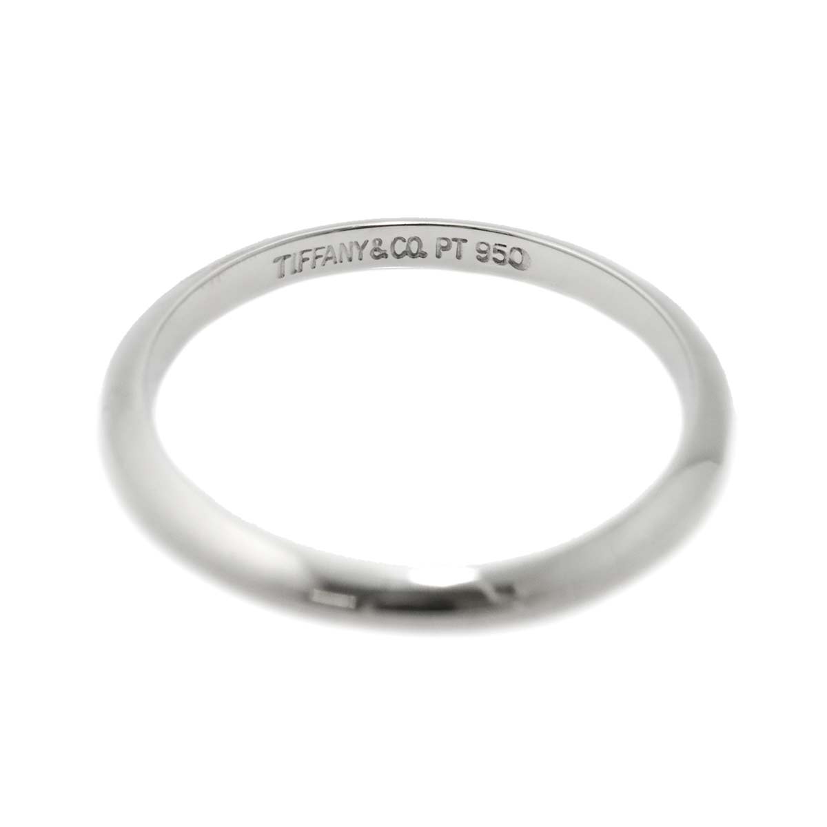Band Ring Pt Platinum Size7.5(US)