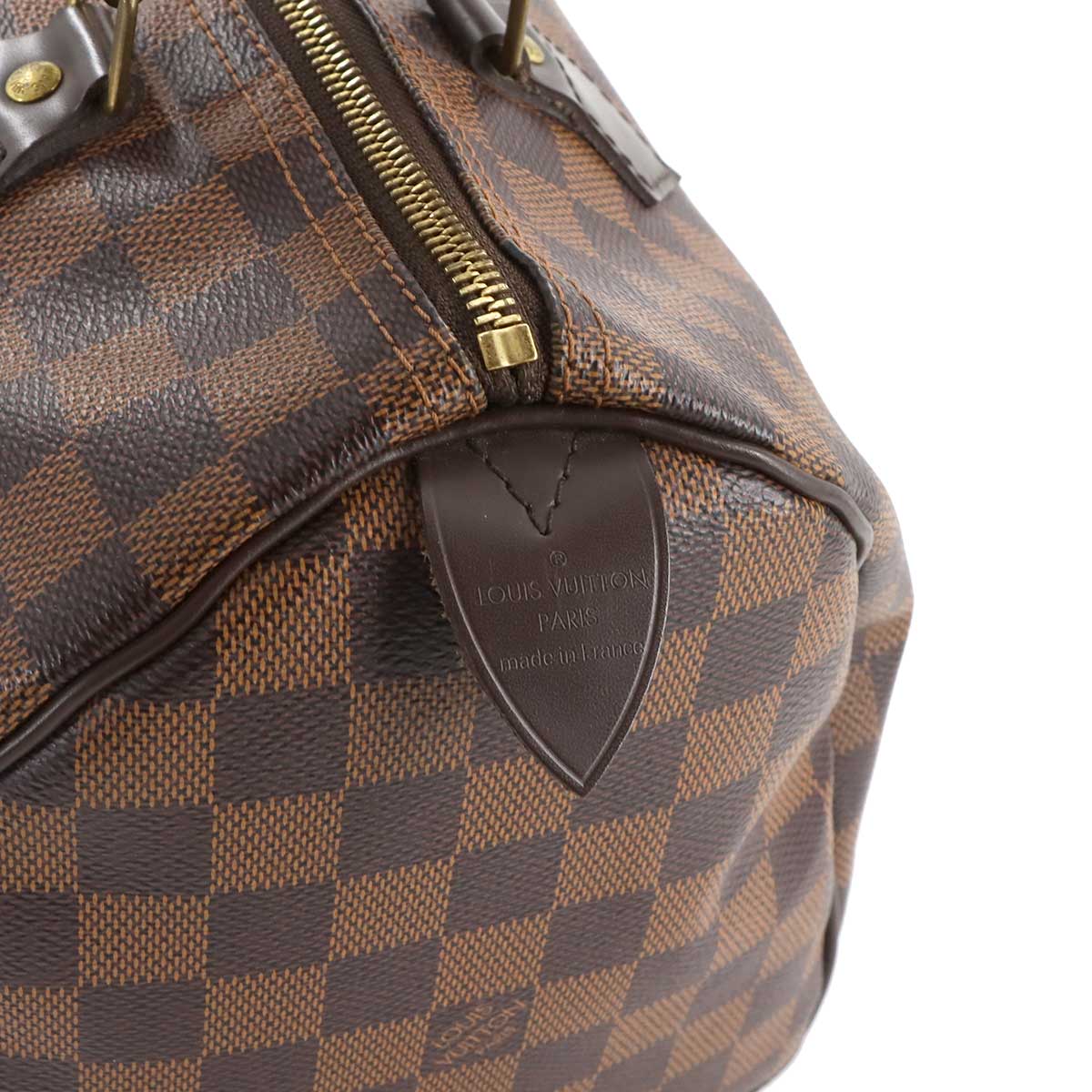 Damier Speedy 30 Hand Bag Ebene N41531 Brown Purse