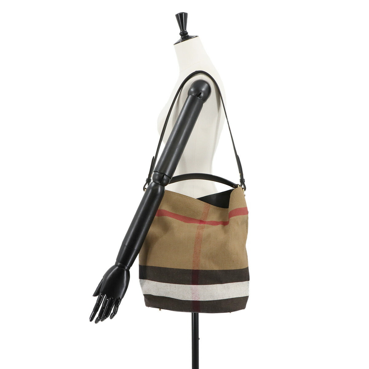 Plaid Ashby Medium Hobo Hand Shoulder Bag PVC Leather 3945726