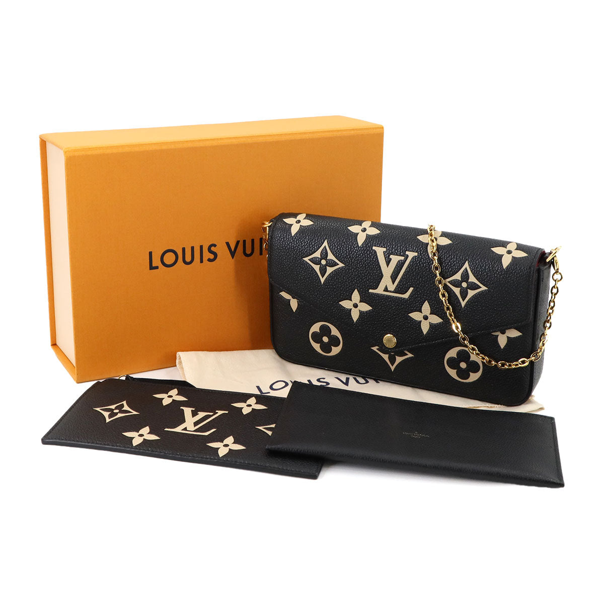 Bicolor Monogram Empreinte Felicie Pochette Wallet M80482