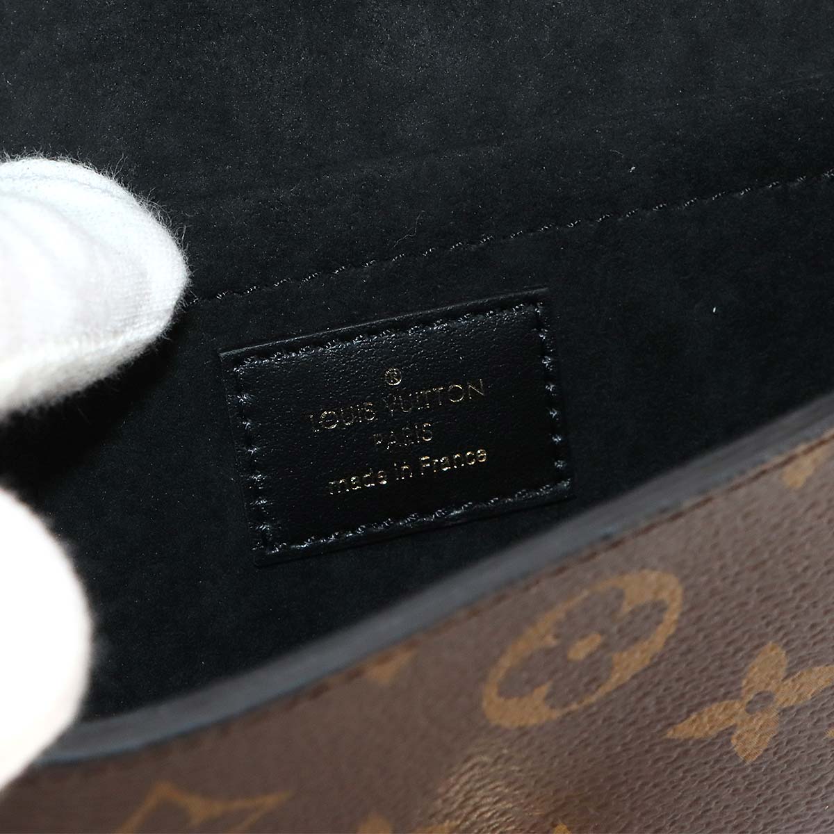 Monogram Padlock On Strap 2way Shoulder Bag Noir M80559