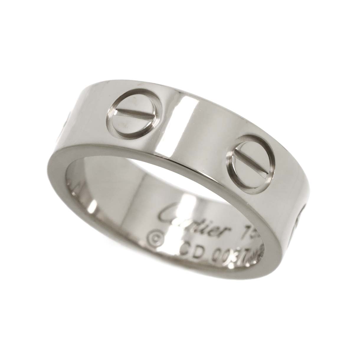 Love Ring 18K White Gold 750 size45 3-3.25(US)