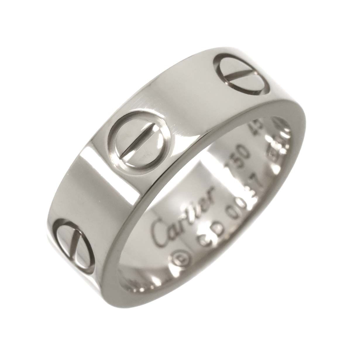 Love Ring 18K White Gold 750 size45 3-3.25(US)