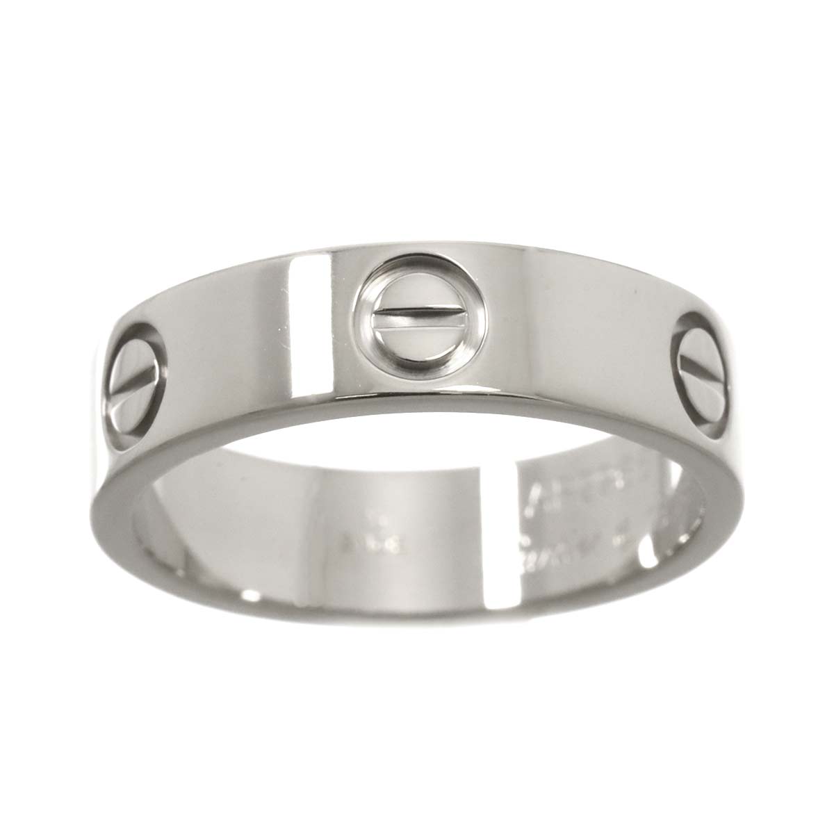 Love Ring 18K White Gold 750 size56 7.25(US)