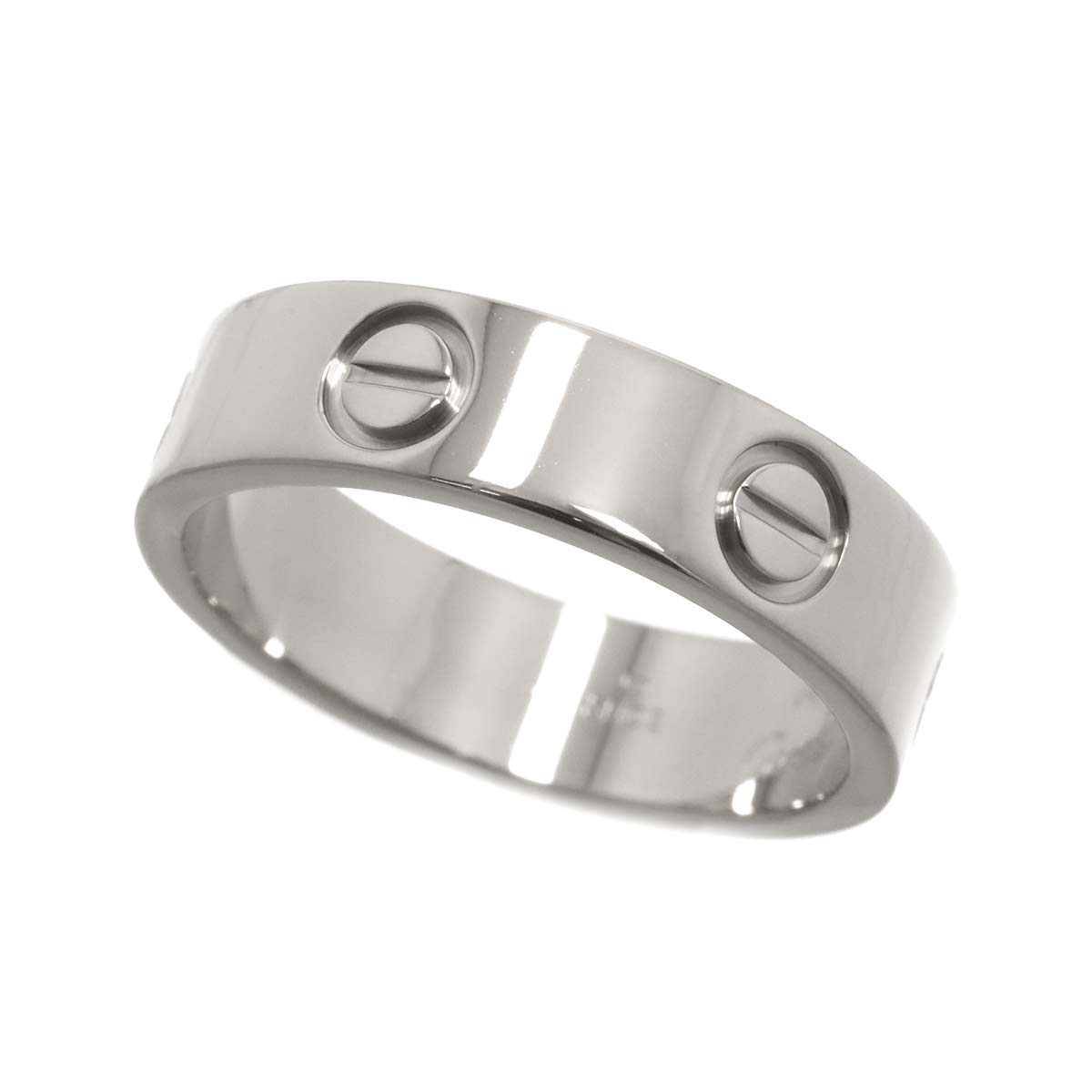 Love Ring 18K White Gold 750 size56 7.25(US)
