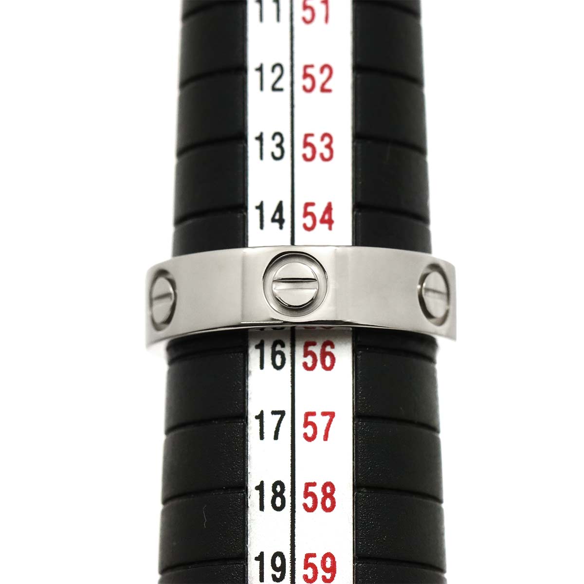 Love Ring 18K White Gold 750 size56 7.25(US)