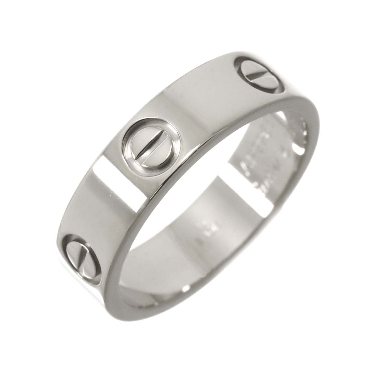 Love Ring 18K White Gold 750 size56 7.25(US)
