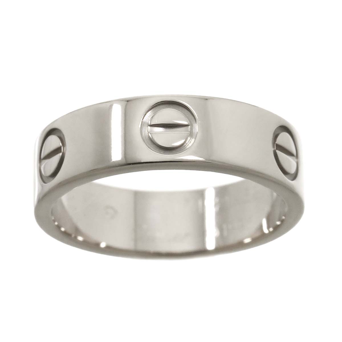 Love Ring 18K White Gold 750 size52 5.75-6(US)