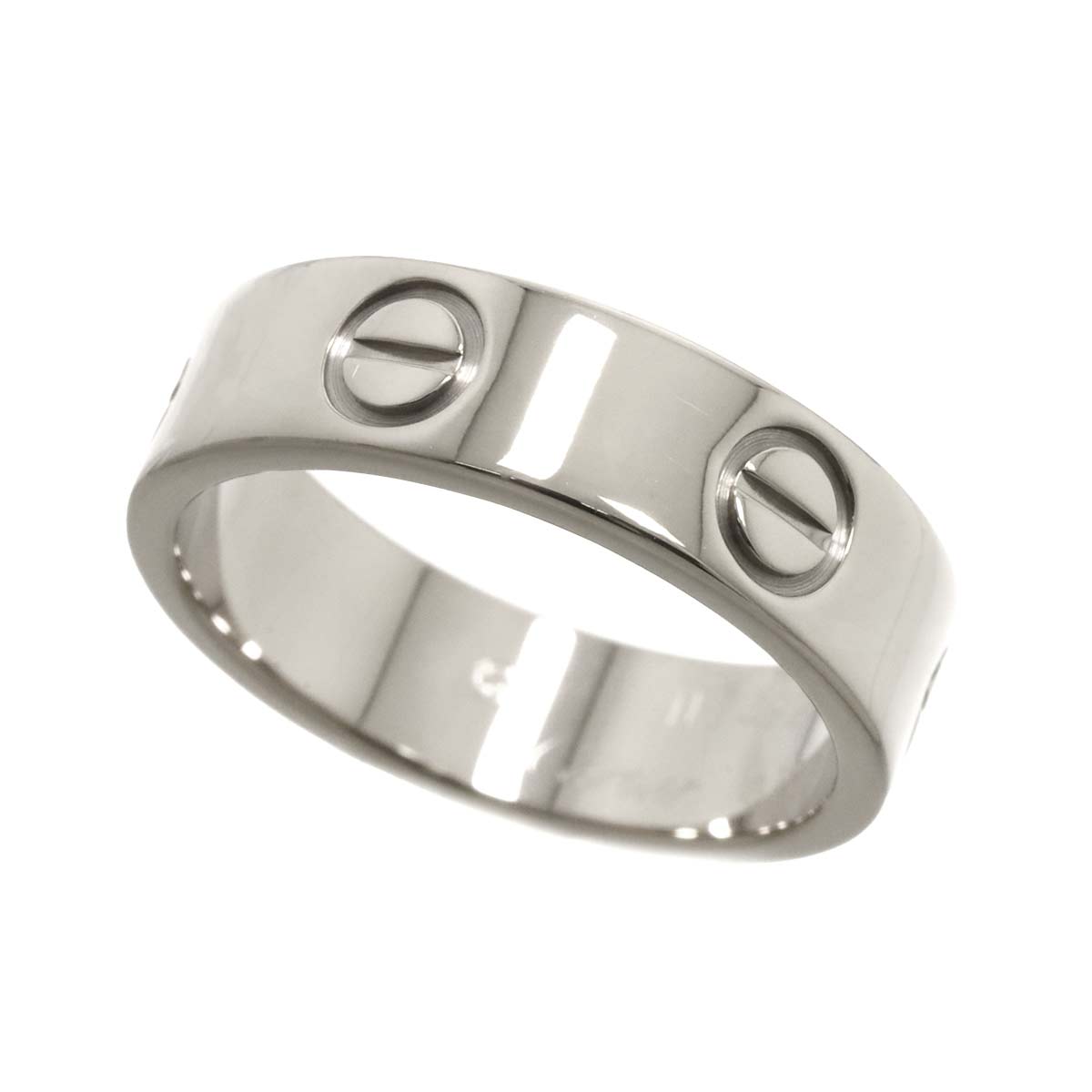 Love Ring 18K White Gold 750 size52 5.75-6(US)
