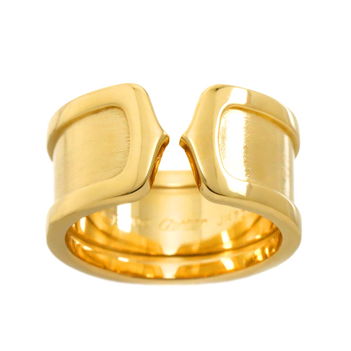 C2 Logo LM Ring 18K YG 750 size52 5.75-6(US)