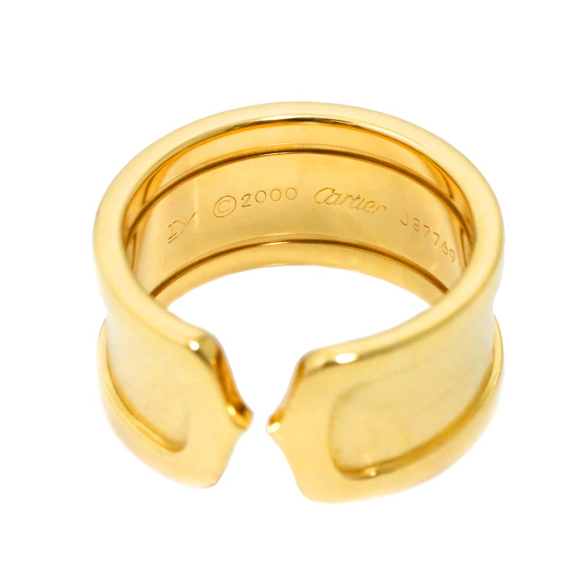 C2 Logo LM Ring 18K YG 750 size52 5.75-6(US)