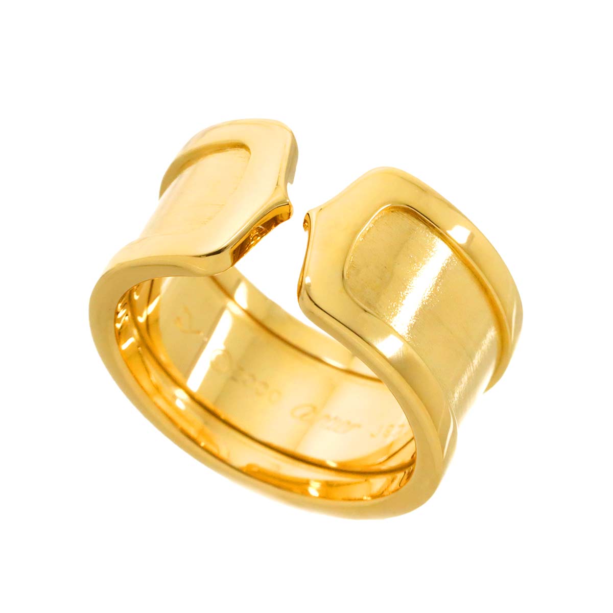 C2 Logo LM Ring 18K YG 750 size52 5.75-6(US)