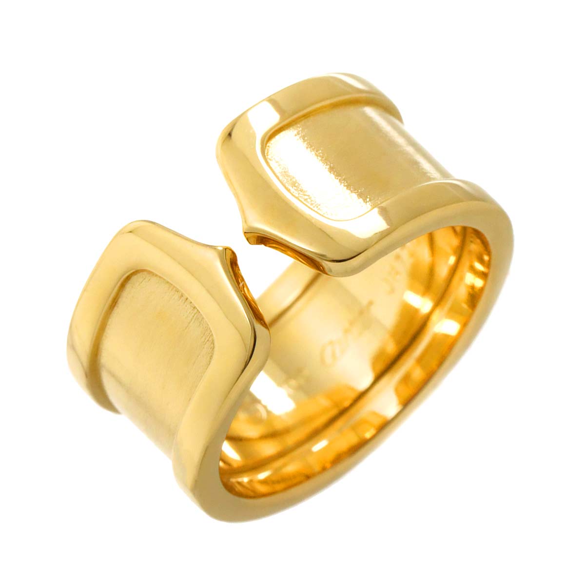 C2 Logo LM Ring 18K YG 750 size52 5.75-6(US)