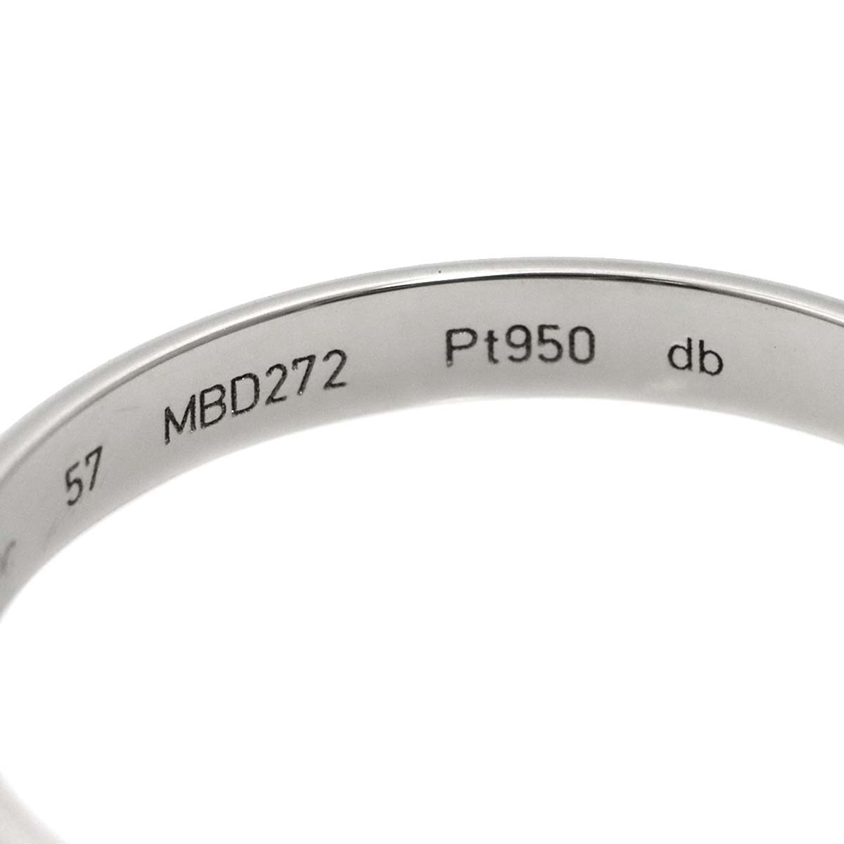 1895 Classic Band Ring Platinum Size57 7.75-8(US)
