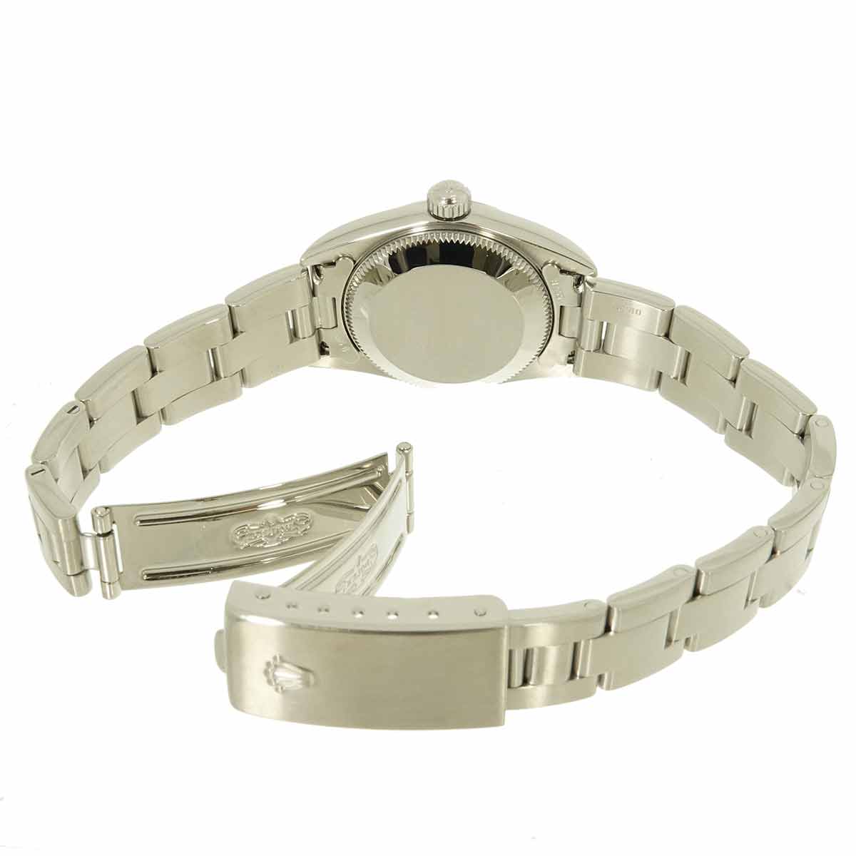 Oyster perpetual 76080 Serial K Silver Dial Ladies Watch