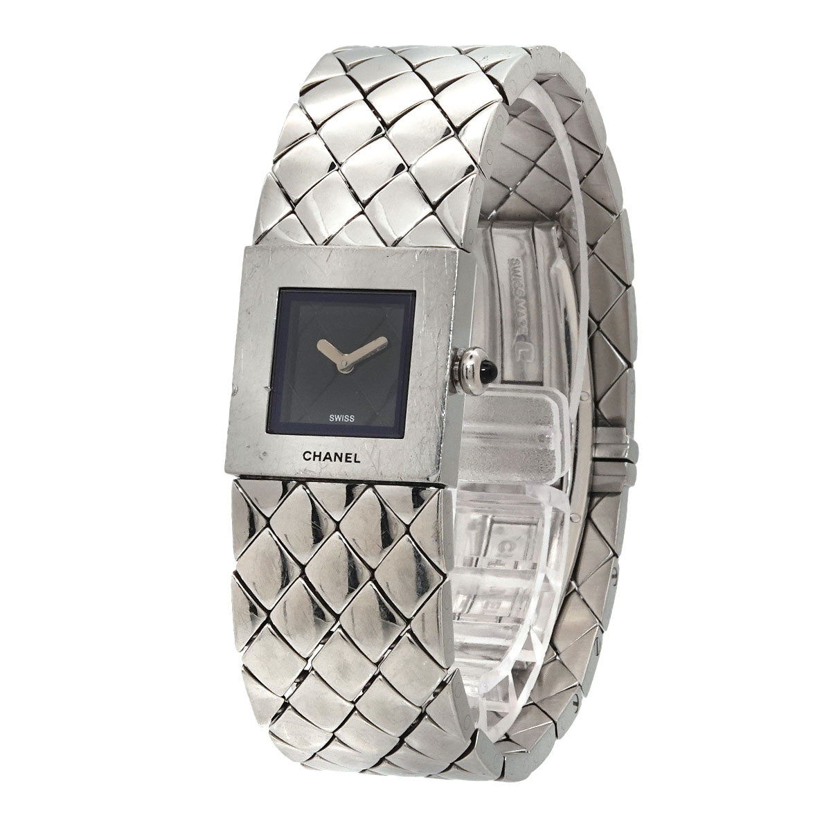 Matelasse H0009 Quartz Black Dial Ladies Wrist Watch