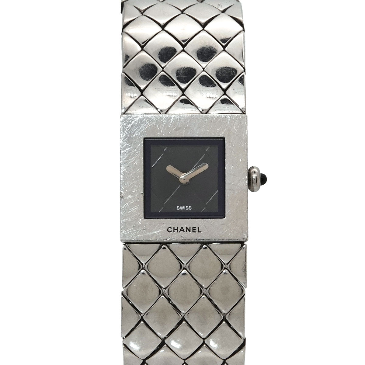 Matelasse H0009 Quartz Black Dial Ladies Wrist Watch