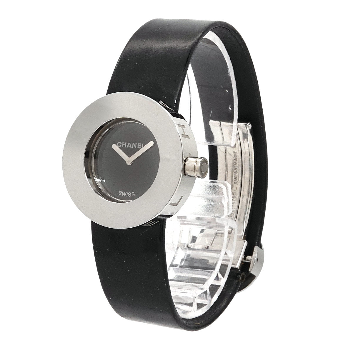 La Ronde H0579 Quartz Black Dial Enamel Ladies Watch