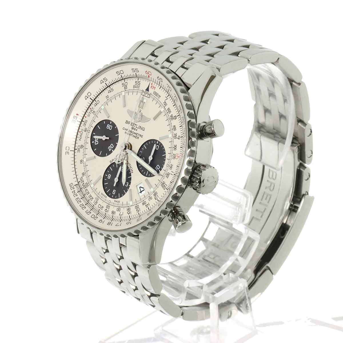 Navitimer 01 Chronograph Japan limited Silver Dial Mens