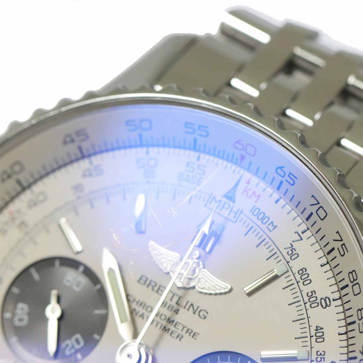 Navitimer 01 Chronograph Japan limited Silver Dial Mens