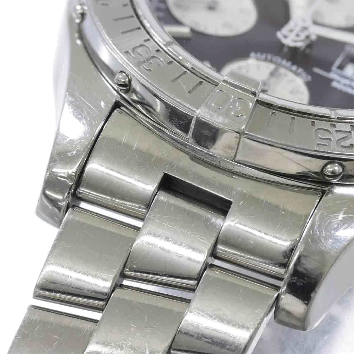 Super Ocean Chronograph A13340 Daydate Black Dial Mens