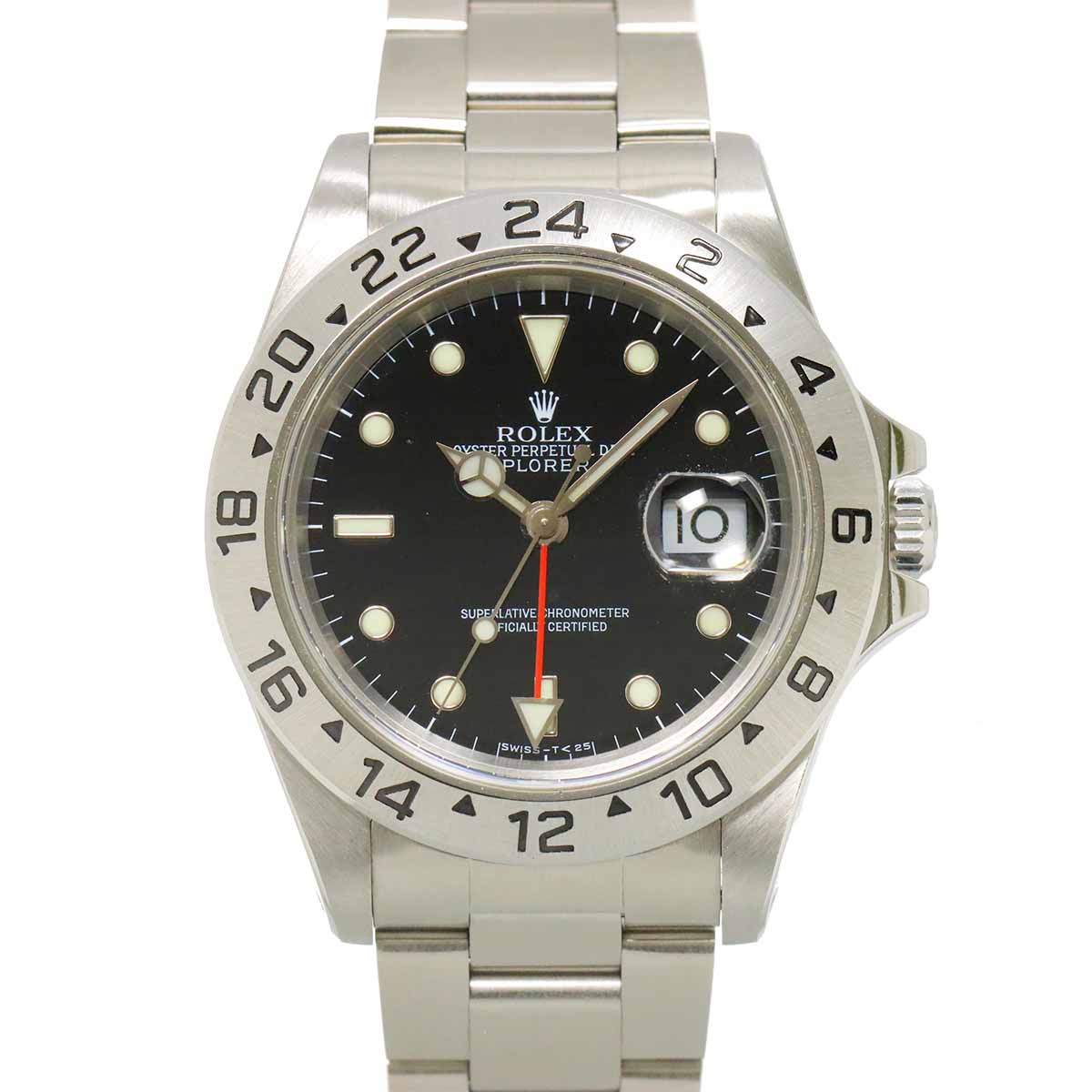 Explorer II 16570 Date Serial U Automatic Black Dial Mens Watch