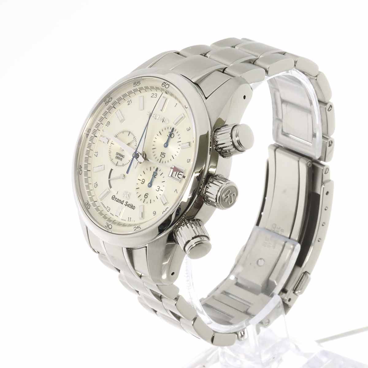 Grand Seiko Spring Drive SBGC001 9R86 0AA0 Silver Dial GMT Mens