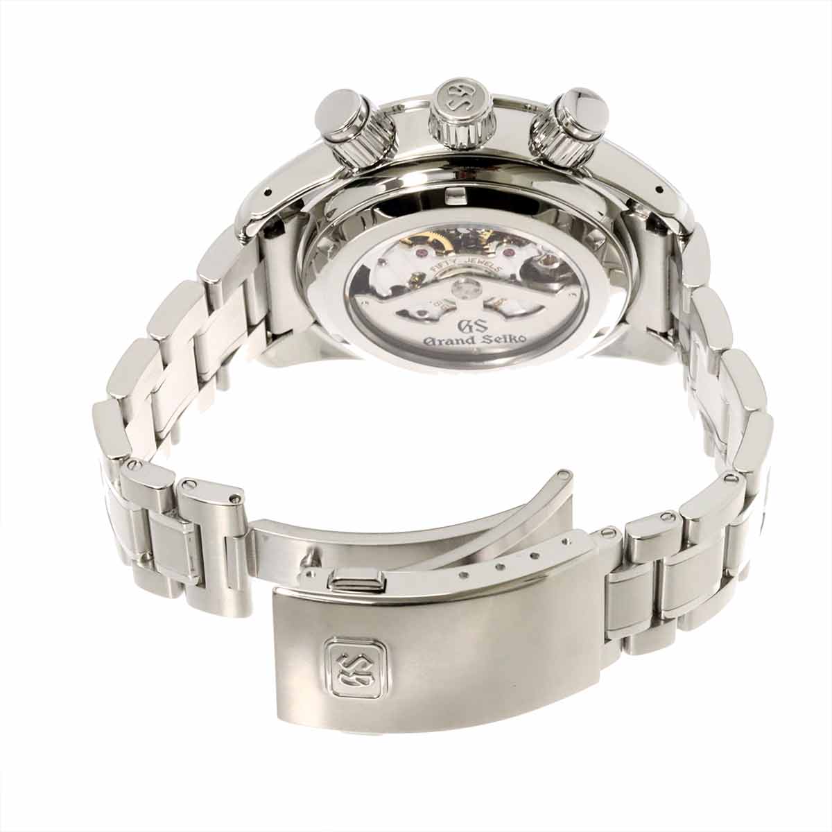 Grand Seiko Spring Drive SBGC001 9R86 0AA0 Silver Dial GMT Mens