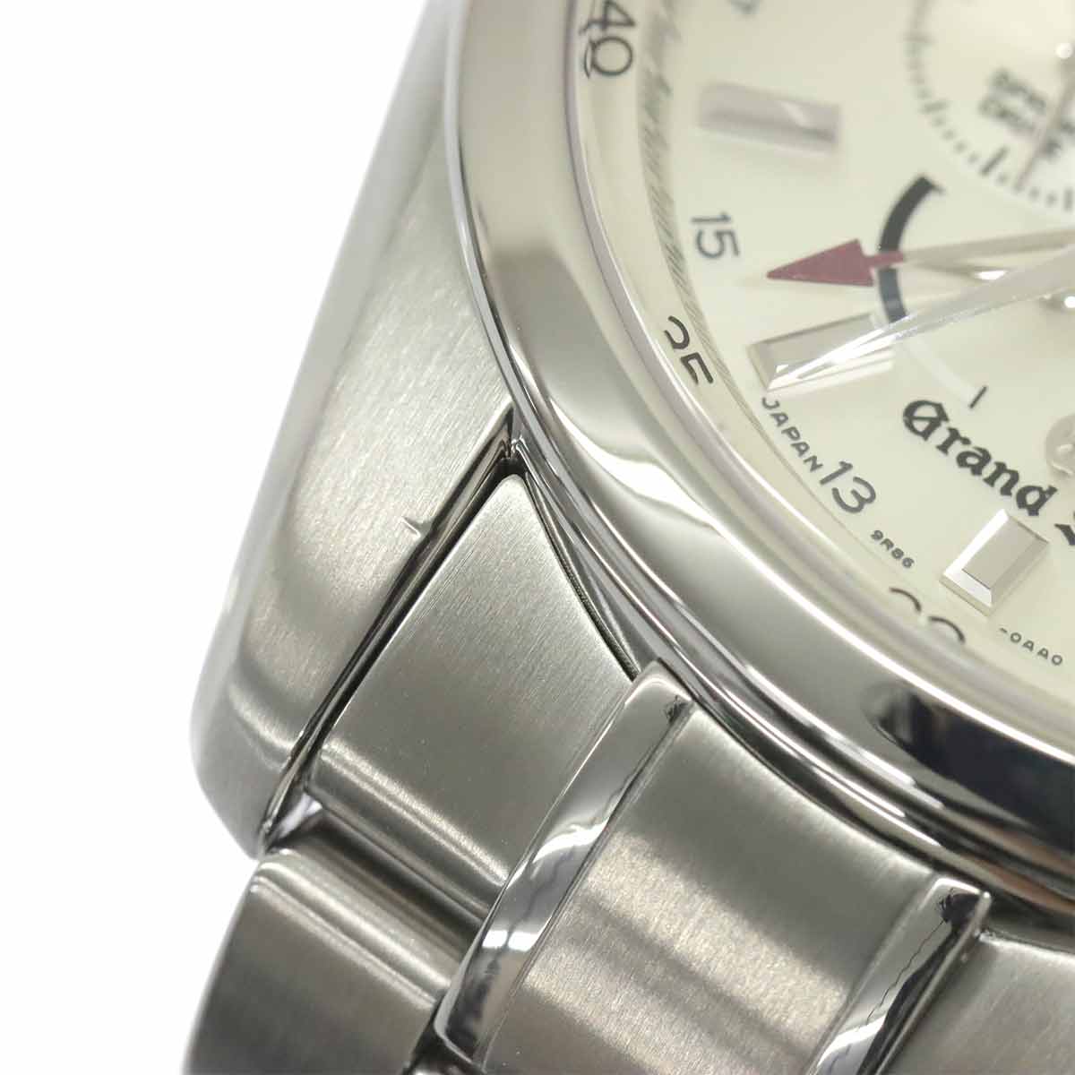 Grand Seiko Spring Drive SBGC001 9R86 0AA0 Silver Dial GMT Mens