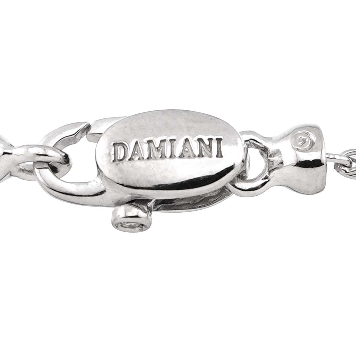 Diamond Cross Necklace 18K WG 750