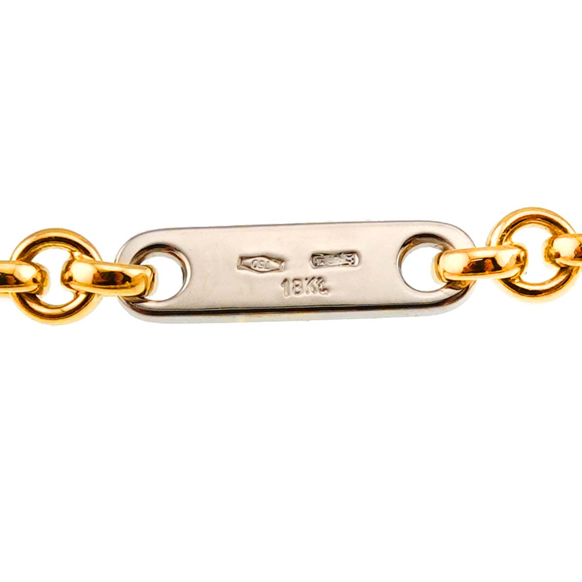 Queen Bracelet 18K YG WG 750