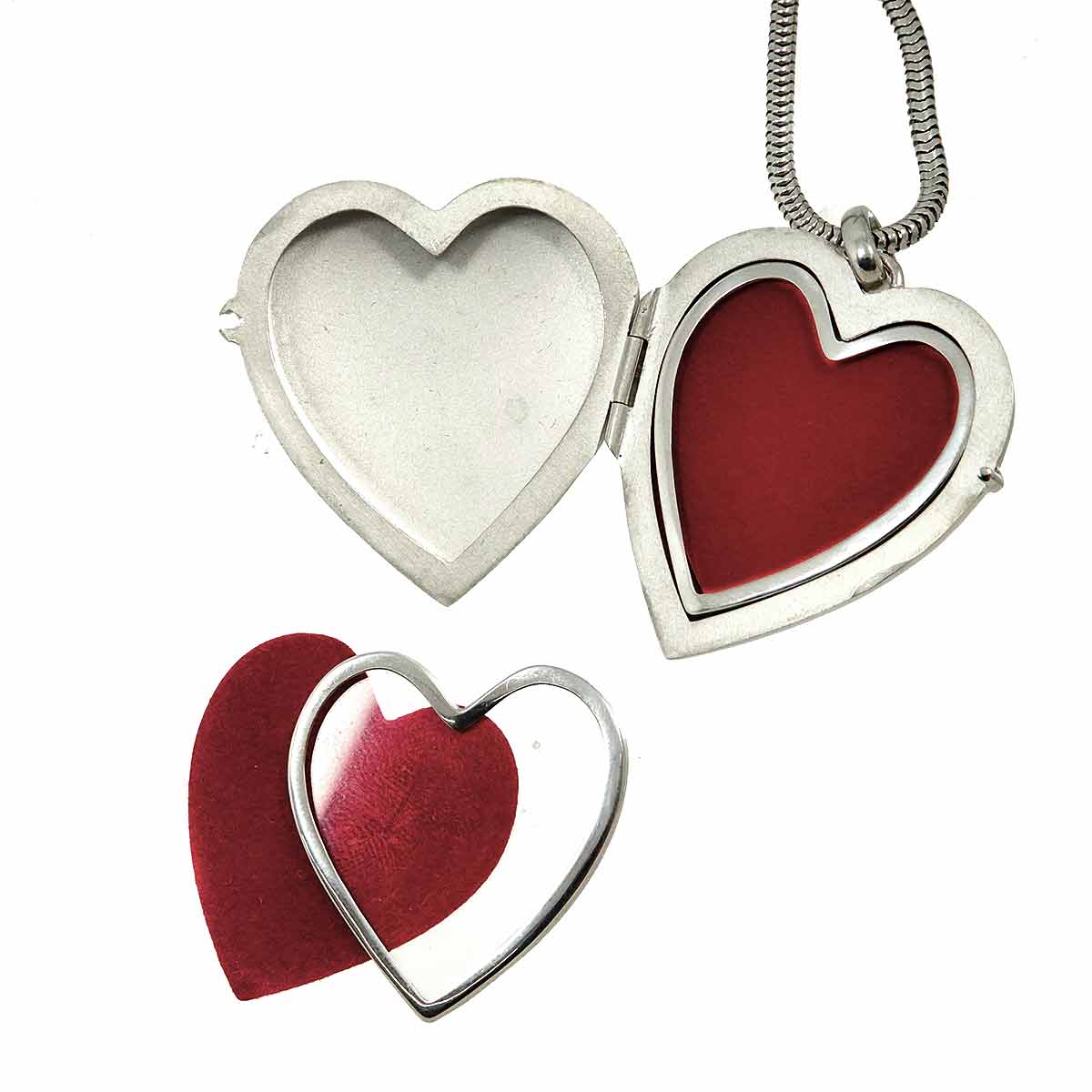 Heart Necklace SV Silver 925